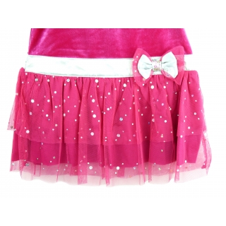 Minnie Velour special occasion velour dress with lace & sequins -- £9.99 per item - 4 pack